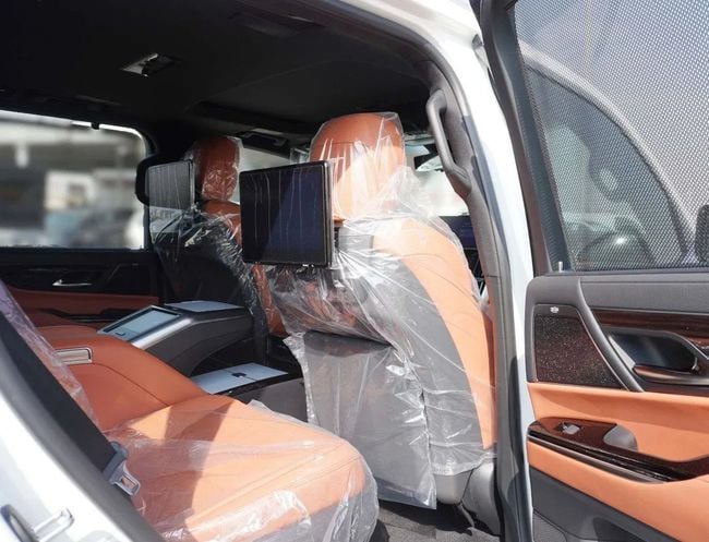 2026 Lexus LX 700h 3.5-liter Twin-turbocharged V6 Hybrid Engine White Tan SUV