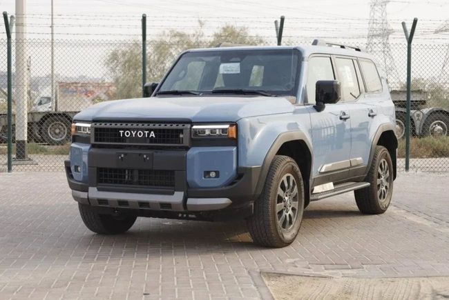 2025 Toyota Prado Full Option VXR 2.4 Liters 4-Cylinder Turbo Petrol Engine Blue Brown SUV