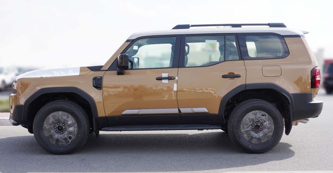 2025 Toyota Prado Full Option VXR 2.4 Liters 4-Cylinder Turbo Petrol Engine Beige Brown SUV