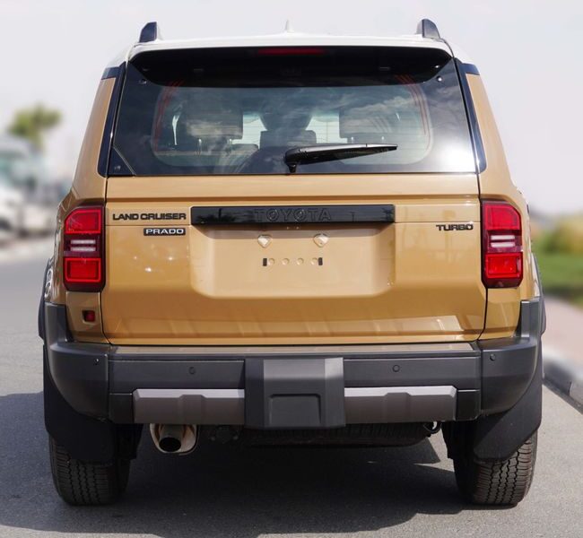 2025 Toyota Prado Full Option VXR 2.4 Liters 4-Cylinder Turbo Petrol Engine Beige Brown SUV