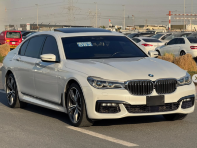 2017 BMW 750Li 4.4 Liters 8-cylinder Petrol Engine White Black Sedan Full Option Clean Title