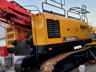 2020 SANY SCC600A-6 60-ton Lattice Boom Crawler Crane Weichai WP6 Isuzu 4HK1