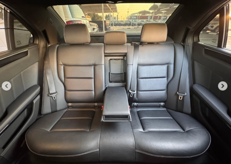 2011 Mercedes-Benz E550 AMG 5.5-liter V8 DOHC 32-valve White Black Luxury Sedan Clean Title