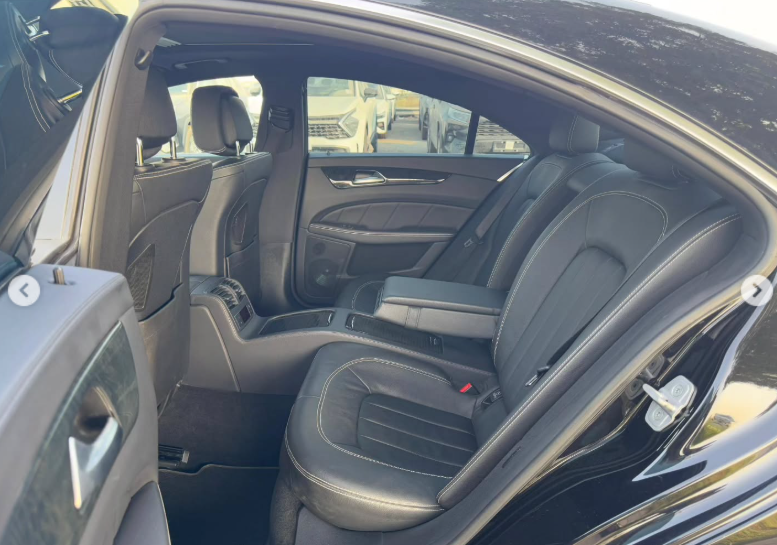 2012 Mercedes-Benz CLS 550 4.6-liter V8 Biturbo Petrol Engine Black 4-Door Coupe