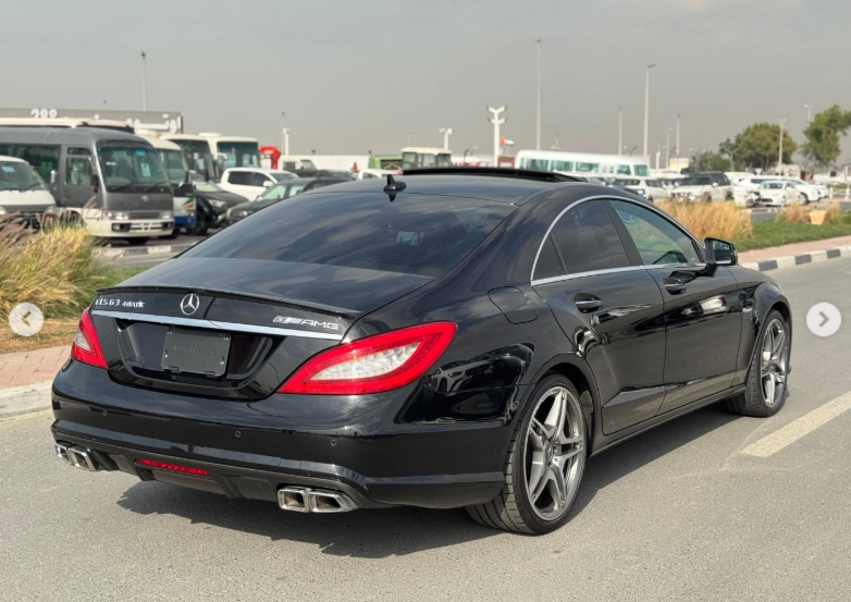 2014 Mercedes-Benz CLS63s AMG 5.5-liter V8 Cylinders Petrol Engine Black 4-door Coupe