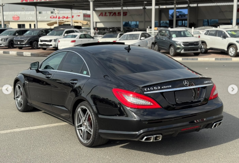 2014 Mercedes-Benz CLS63s AMG 5.5-liter V8 Cylinders Petrol Engine Black 4-door Coupe