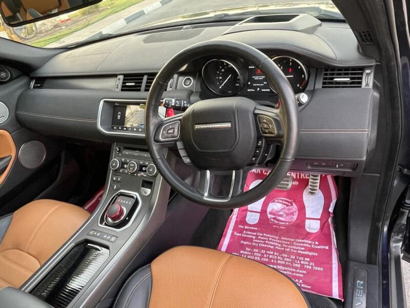 2018 Land Rover Range Rover Evoque 2.0 Litre TD4 Turbocharged Diesel Engine Blue Tan SUV