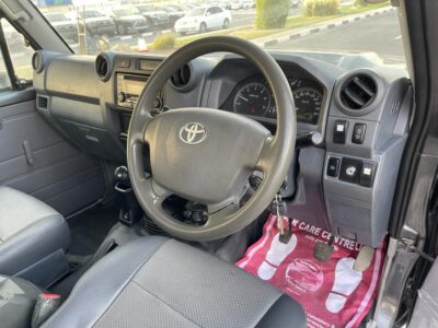 2017 Toyota Land Cruiser 79 Series Single Cab Pickup 4.5L V8 Turbo Diesel Grey Pickup Truck