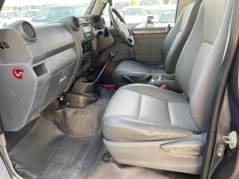 2017 Toyota Land Cruiser 79 Series Single Cab Pickup 4.5L V8 Turbo Diesel Grey Pickup Truck