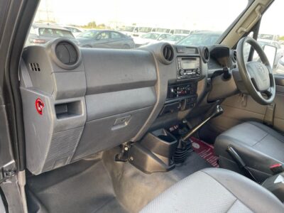 2017 Toyota Land Cruiser 79 Series Single Cab Pickup 4.5L V8 Turbo Diesel Grey Pickup Truck