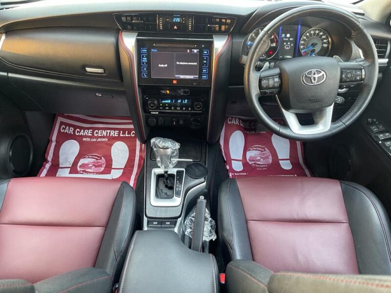 2019 Toyota Fortuner Crusade 2.8 Litres 4 cylinders Turbo Intercooled Engine White Red SUV