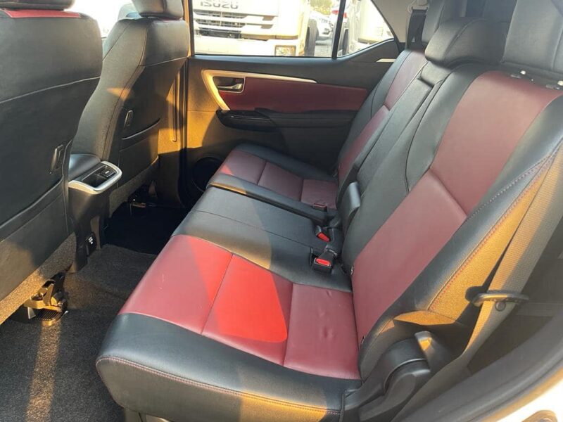 2019 Toyota Fortuner Crusade 2.8 Litres 4 cylinders Turbo Intercooled Engine White Red SUV