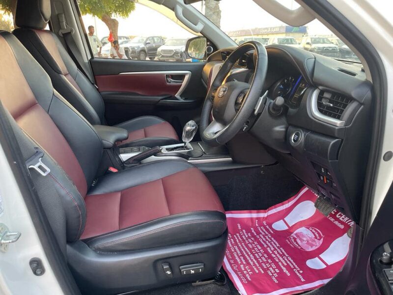 2019 Toyota Fortuner Crusade 2.8 Litres 4 cylinders Turbo Intercooled Engine White Red SUV