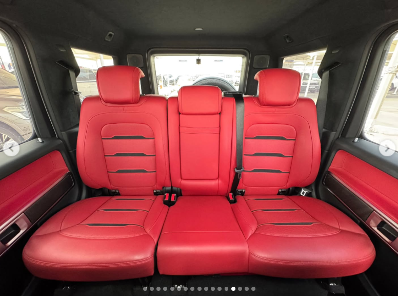 2023 Mercedes-Benz G 63 AMG Edition 55 4.0-liter V8 biturbo Petrol Engine White Red SUV