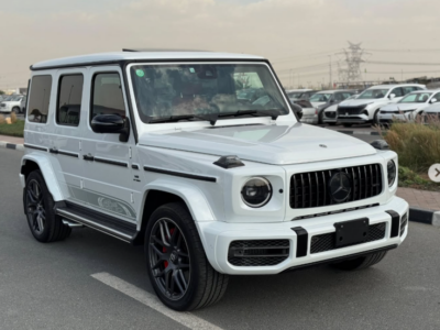 2023 Mercedes-Benz G 63 AMG Edition 55 4.0-liter V8 biturbo Petrol Engine White Red SUV