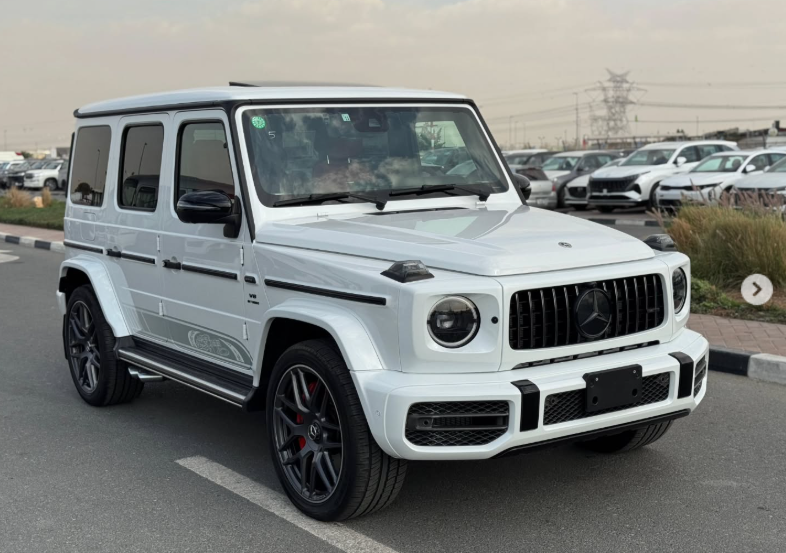 2023 Mercedes-Benz G 63 AMG Edition 55 4.0-liter V8 biturbo Petrol Engine White Red SUV