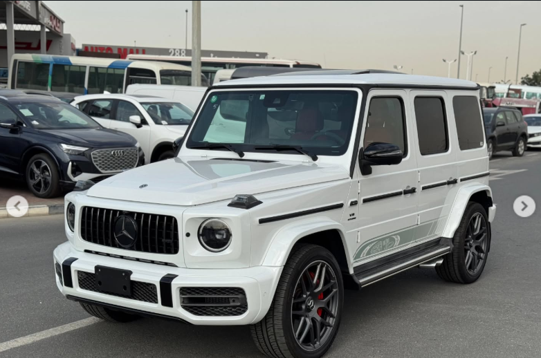 2023 Mercedes-Benz G 63 AMG Edition 55 4.0-liter V8 biturbo Petrol Engine White Red SUV