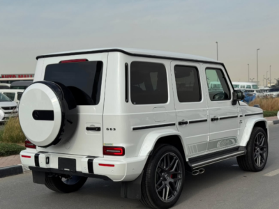 2023 Mercedes-Benz G 63 AMG Edition 55 4.0-liter V8 biturbo Petrol Engine White Red SUV