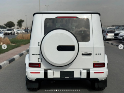 2023 Mercedes-Benz G 63 AMG Edition 55 4.0-liter V8 biturbo Petrol Engine White Red SUV