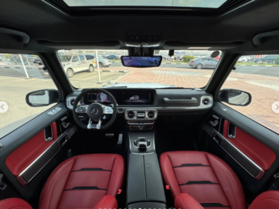 2023 Mercedes-Benz G 63 AMG Edition 55 4.0-liter V8 biturbo Petrol Engine White Red SUV