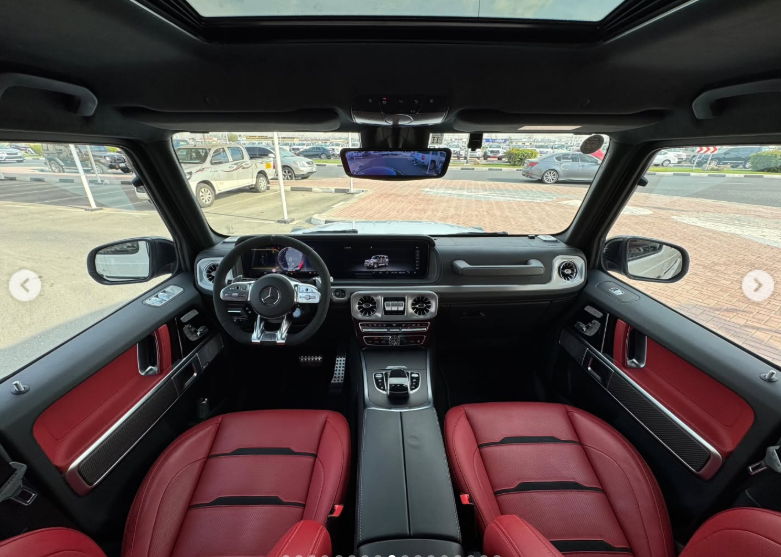 2023 Mercedes-Benz G 63 AMG Edition 55 4.0-liter V8 biturbo Petrol Engine White Red SUV