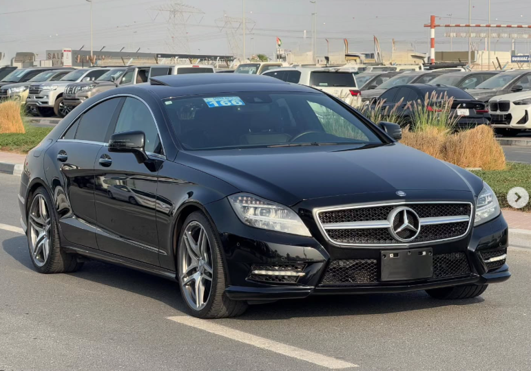 2012 Mercedes-Benz CLS 550 4.6-liter V8 Biturbo Petrol Engine Black 4-Door Coupe