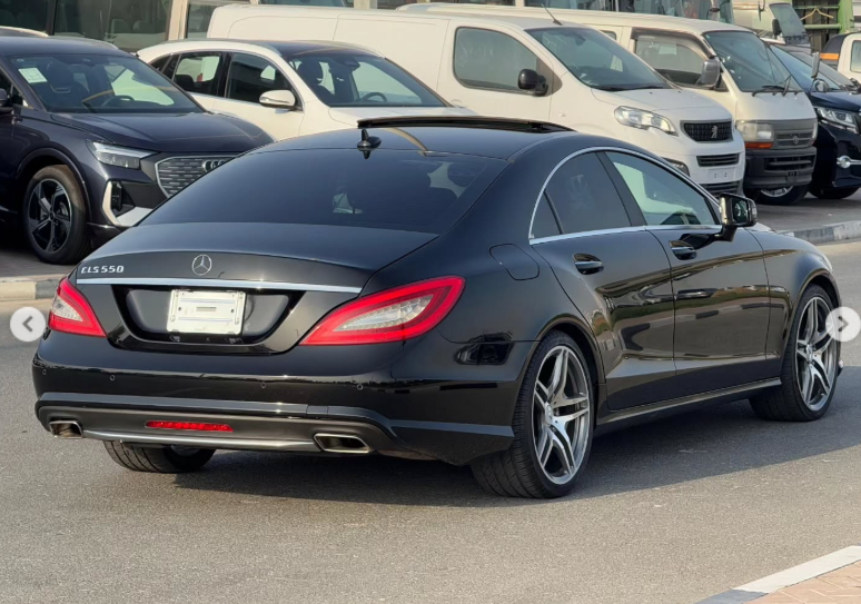 2012 Mercedes-Benz CLS 550 4.6-liter V8 Biturbo Petrol Engine Black 4-Door Coupe