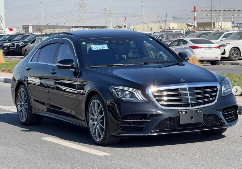 2019 Mercedes-Benz S-Class S 450L 3.0L V6 twin-turbocharged Petrol Black Luxury Sedan