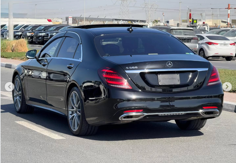 2019 Mercedes-Benz S-Class S 450L 3.0L V6 twin-turbocharged Petrol Black Luxury Sedan