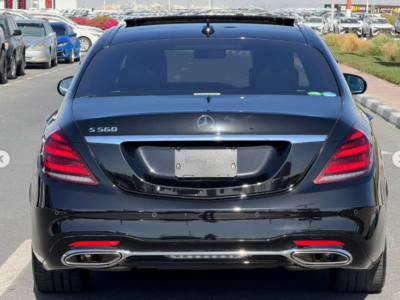 2019 Mercedes-Benz S-Class S 450L 3.0L V6 twin-turbocharged Petrol Black Luxury Sedan