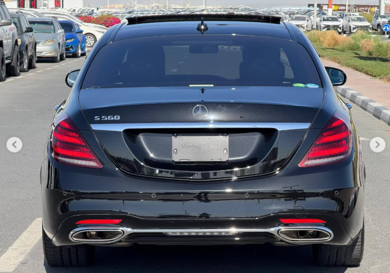 2019 Mercedes-Benz S-Class S 450L 3.0L V6 twin-turbocharged Petrol Black Luxury Sedan