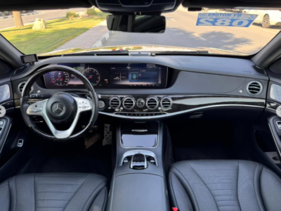 2019 Mercedes-Benz S-Class S 450L 3.0L V6 twin-turbocharged Petrol Black Luxury Sedan