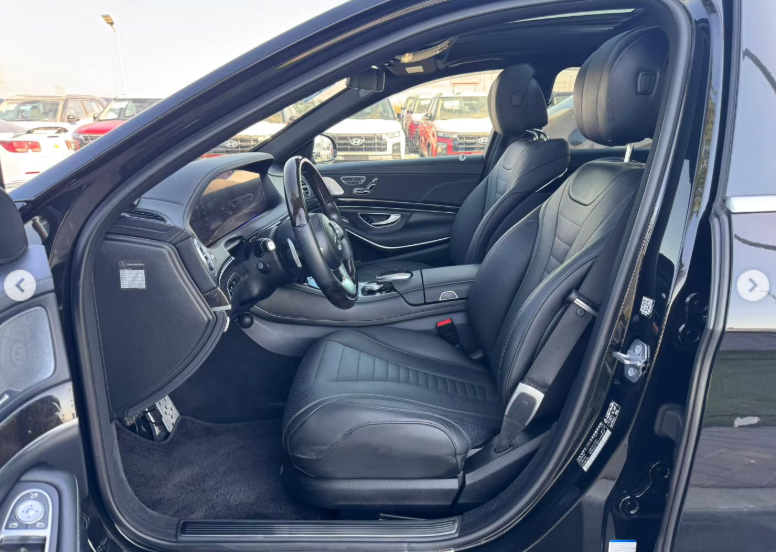 2019 Mercedes-Benz S-Class S 450L 3.0L V6 twin-turbocharged Petrol Black Luxury Sedan