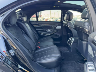 2019 Mercedes-Benz S-Class S 450L 3.0L V6 twin-turbocharged Petrol Black Luxury Sedan