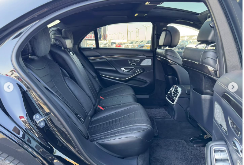 2019 Mercedes-Benz S-Class S 450L 3.0L V6 twin-turbocharged Petrol Black Luxury Sedan