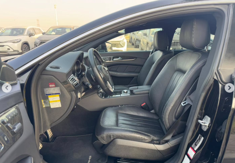 2012 Mercedes-Benz CLS 550 4.6-liter V8 Biturbo Petrol Engine Black 4-Door Coupe