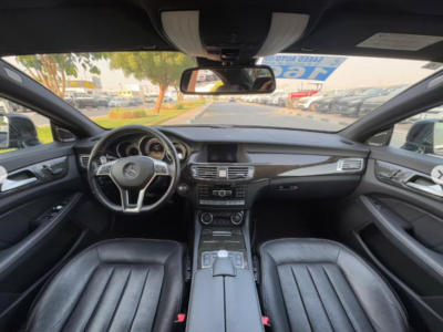 2012 Mercedes-Benz CLS 550 4.6-liter V8 Biturbo Petrol Engine Black 4-Door Coupe