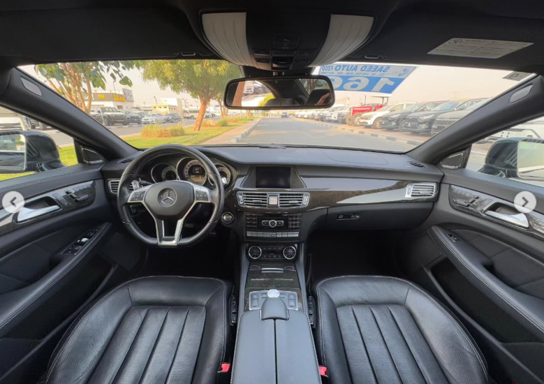 2012 Mercedes-Benz CLS 550 4.6-liter V8 Biturbo Petrol Engine Black 4-Door Coupe