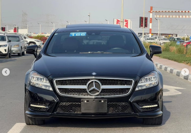 2012 Mercedes-Benz CLS 550 4.6-liter V8 Biturbo Petrol Engine Black 4-Door Coupe