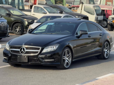 2012 Mercedes-Benz CLS 550 4.6-liter V8 Biturbo Petrol Engine Black 4-Door Coupe