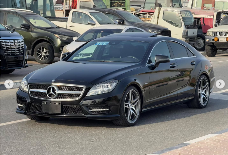 2012 Mercedes-Benz CLS 550 4.6-liter V8 Biturbo Petrol Engine Black 4-Door Coupe