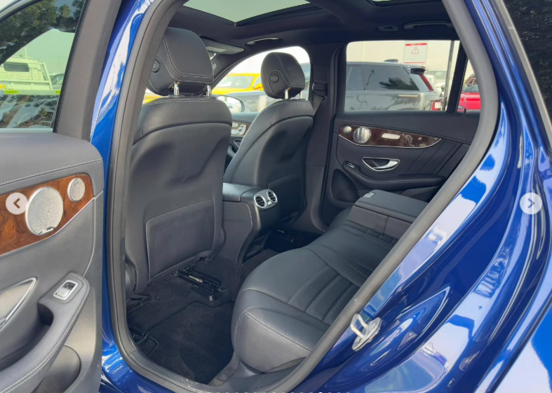 2017 Mercedes-Benz GLC350 2.0-liter turbocharged inline-4 Petrol Engine Blue Black SUV