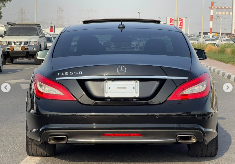2012 Mercedes-Benz CLS 550 4.6-liter V8 Biturbo Petrol Engine Black 4-Door Coupe