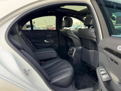 2018 Mercedes-Benz S-Class S 450 3.0 Litres V6 Twin-Turbo Petrol Engine White Black Sedan