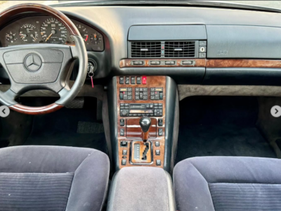 1994 Mercedes-Benz CL 600 6.0 Liter 12 cylinders Petrol Engine Grey Black 2-Door Coupe