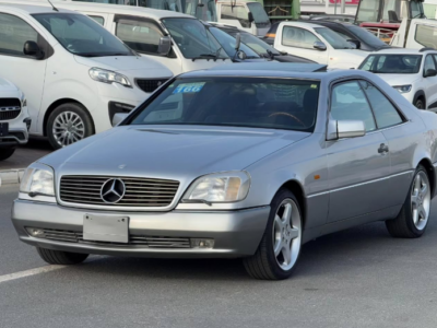 1994 Mercedes-Benz CL 600 6.0 Liter 12 cylinders Petrol Engine Grey Black 2-Door Coupe