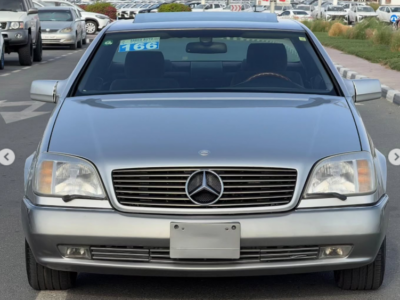 1994 Mercedes-Benz CL 600 6.0 Liter 12 cylinders Petrol Engine Grey Black 2-Door Coupe