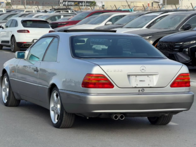 1994 Mercedes-Benz CL 600 6.0 Liter 12 cylinders Petrol Engine Grey Black 2-Door Coupe