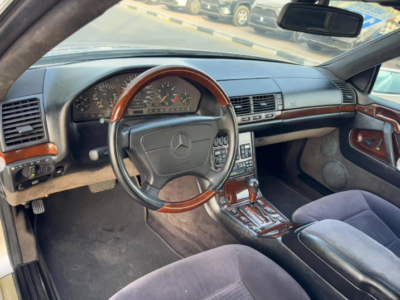 1994 Mercedes-Benz CL 600 6.0 Liter 12 cylinders Petrol Engine Grey Black 2-Door Coupe