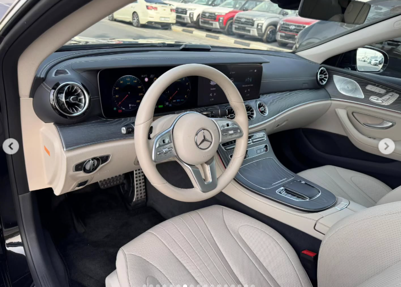 2021 Mercedes-Benz CLS 450 3.0-liter turbocharged inline-6 Engine Black Beige Luxury Sedan